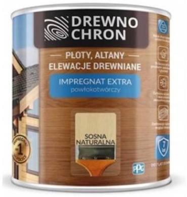 Drewno Chron пропитка Impregnat Extra Powłokotwórczy натуральная сосна, 2.5 л