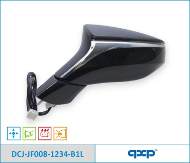 Зеркало в сборе QXP DCJJF0081234B1L левое для Lexus ES 2018-2024