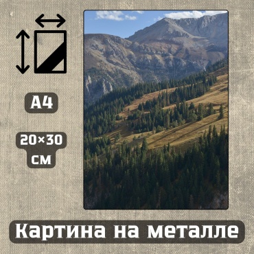 Sequoia VERS картина Картина на металле а4 Дыхание природы 20*30см 20x30 см