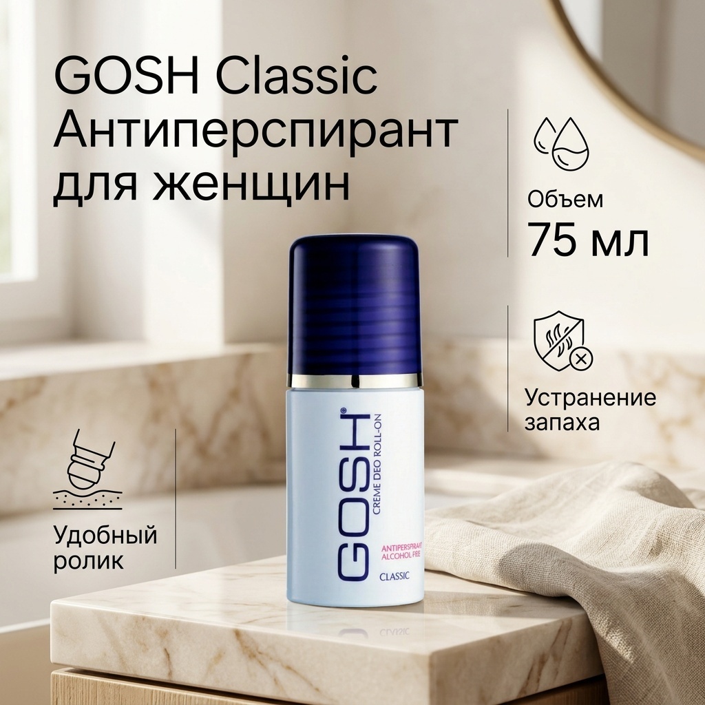 GOSH Classic антиперспирант для женщин 75 мл