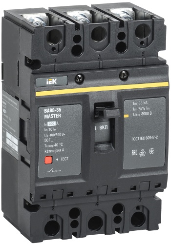 IEK автоматический выключатель 3P 200 A, 35 кА, 690 В