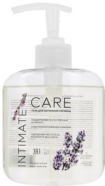 Красная линия Intimate Care с экстрактом лаванды и фиалки гель для интимной гигиены 300 мл