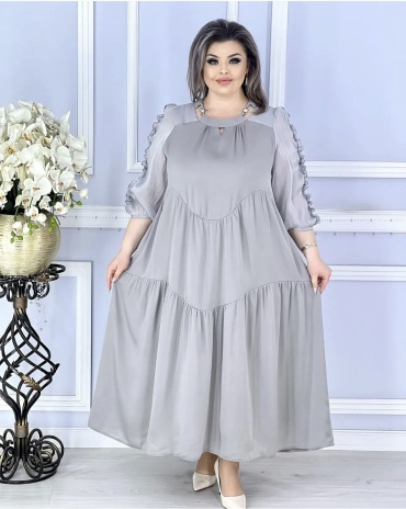 Вечернее платье FASHION серый