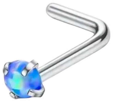 Нострил BOGEMA хирургическая сталь, цирконий, 2mm