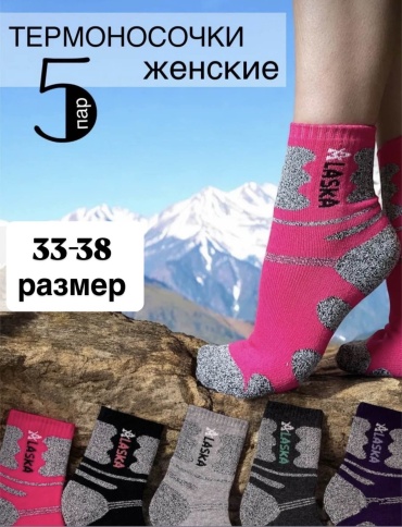 Носки SPEED WIN 5 пар мультиколор 33-38