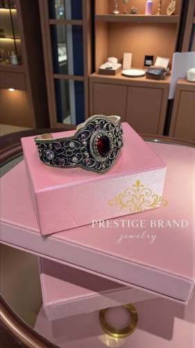 Prestige brand Хюррем длина 19 см, вес 26.5 г серебро, плетение отсутствует
