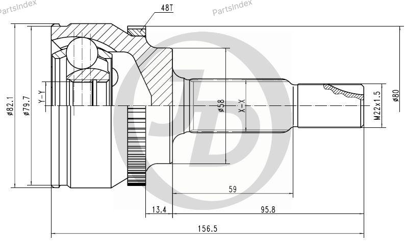 JD ШРУС JCT0142A