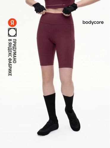 Спортивные шорты Bodycore бордовый
