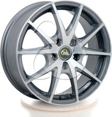 Cross Street CR17 GMF 60.1 6x15/4x100 D60.1 ET43 4 диска черный, серебристый, графит