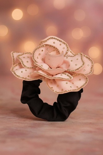 Outfit Ornaments резинка цветок 1 шт, розовый