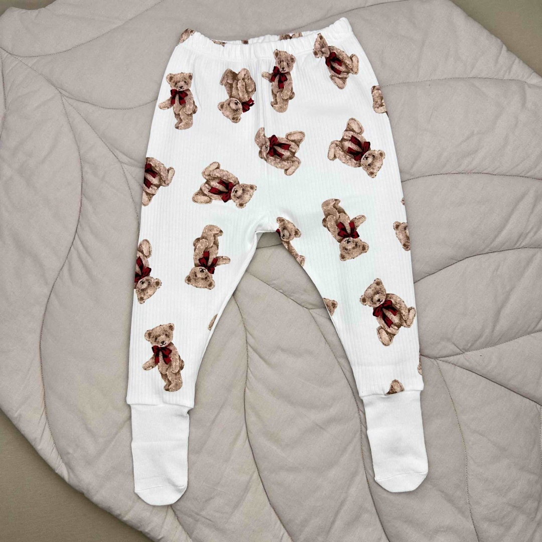 Ползунки Twins коричневый, белый