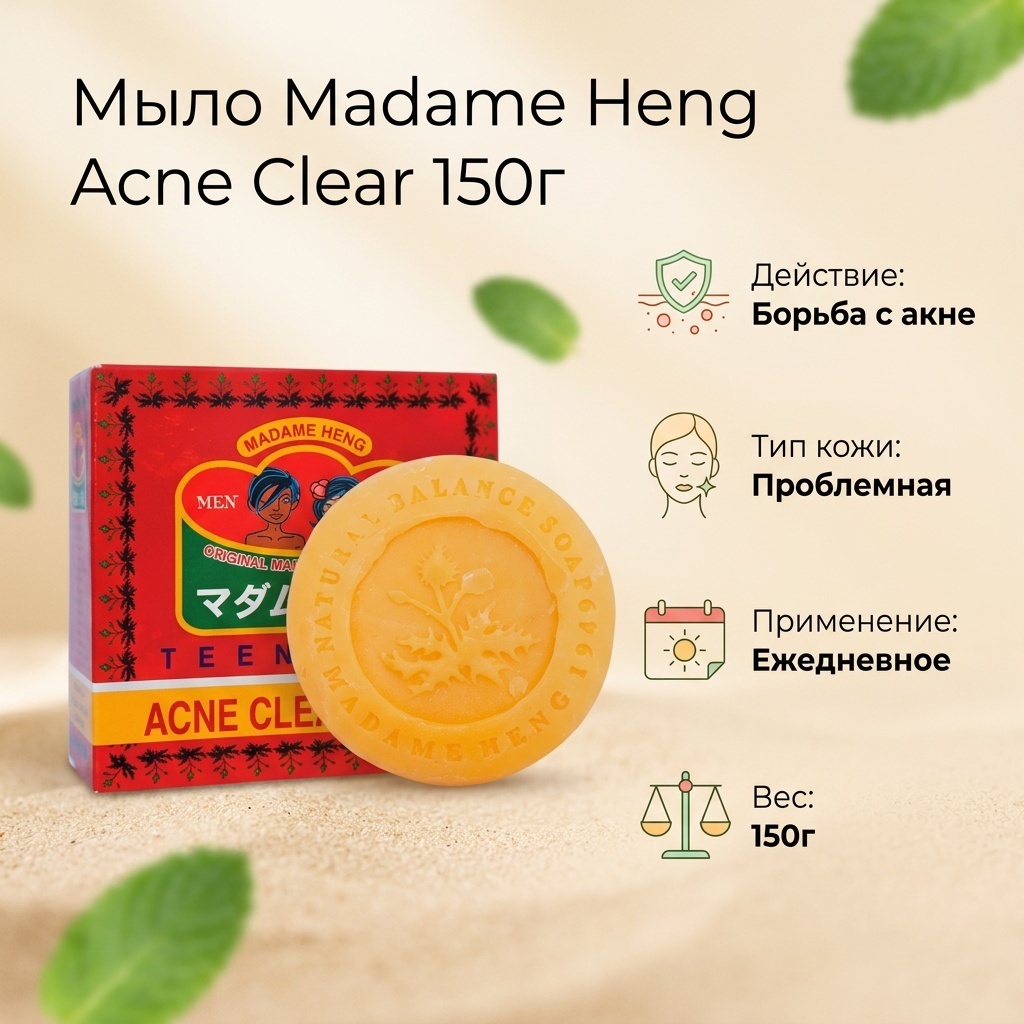 Madame Heng Acne Clear Soap мыло 150 мл