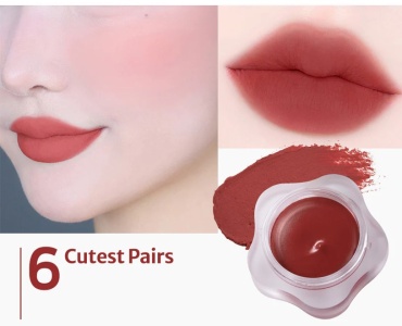 Dear May Pure Falling Mood Lip Pot No. 06 Cutest Pairs Оттеночный Бальзам для Губ Красный 6.5g бальзам оттеночный для губ N0 06 Cutest Pairs