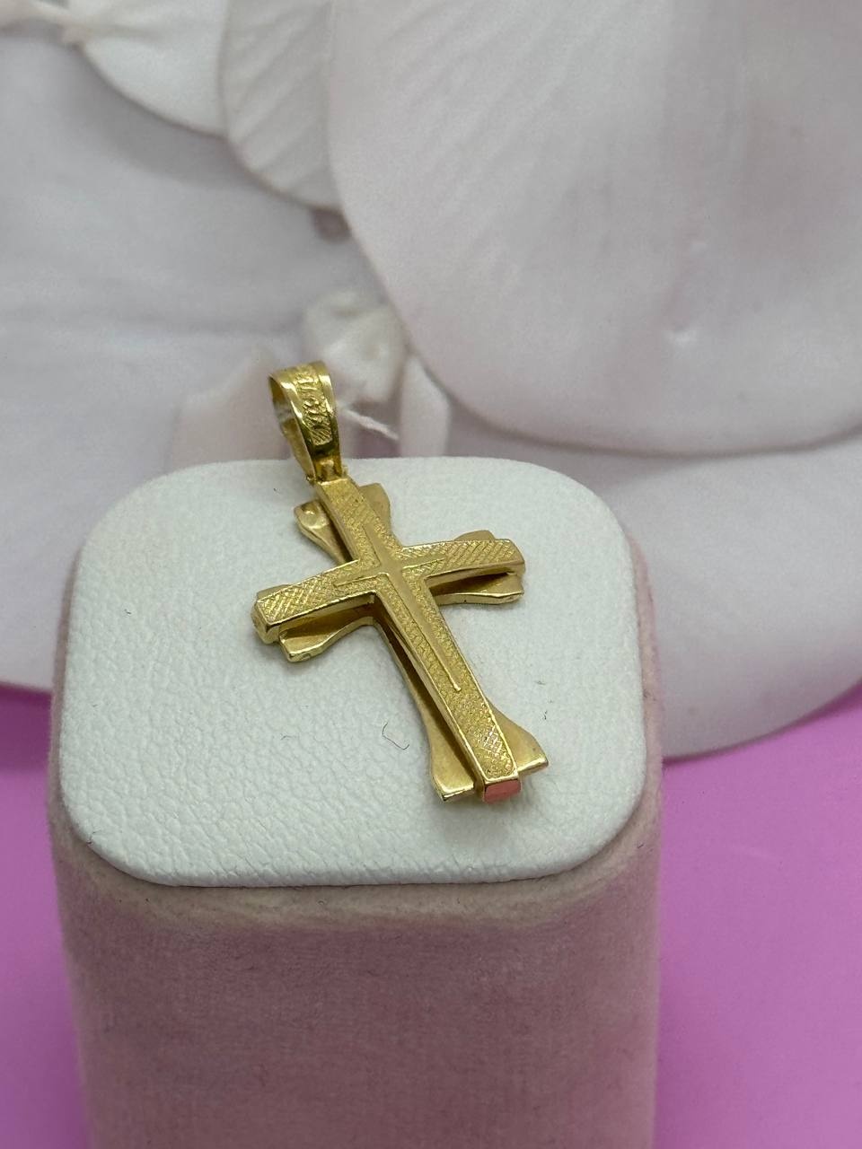 Крестик SAR JEWELRY Aro_E1_9392 вес 2.4 г золото, без вставок
