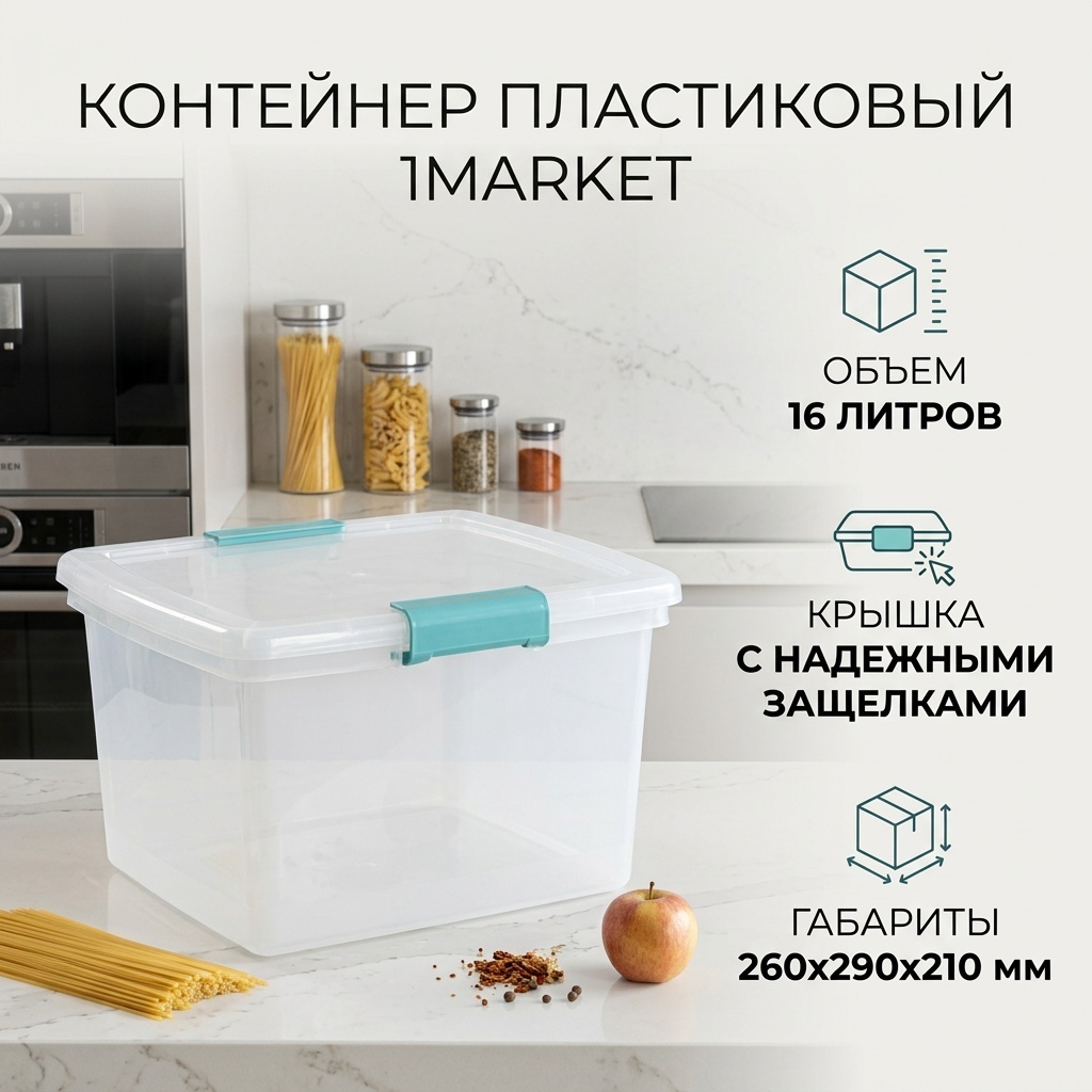 1Market контейнер 789580057, пластик
