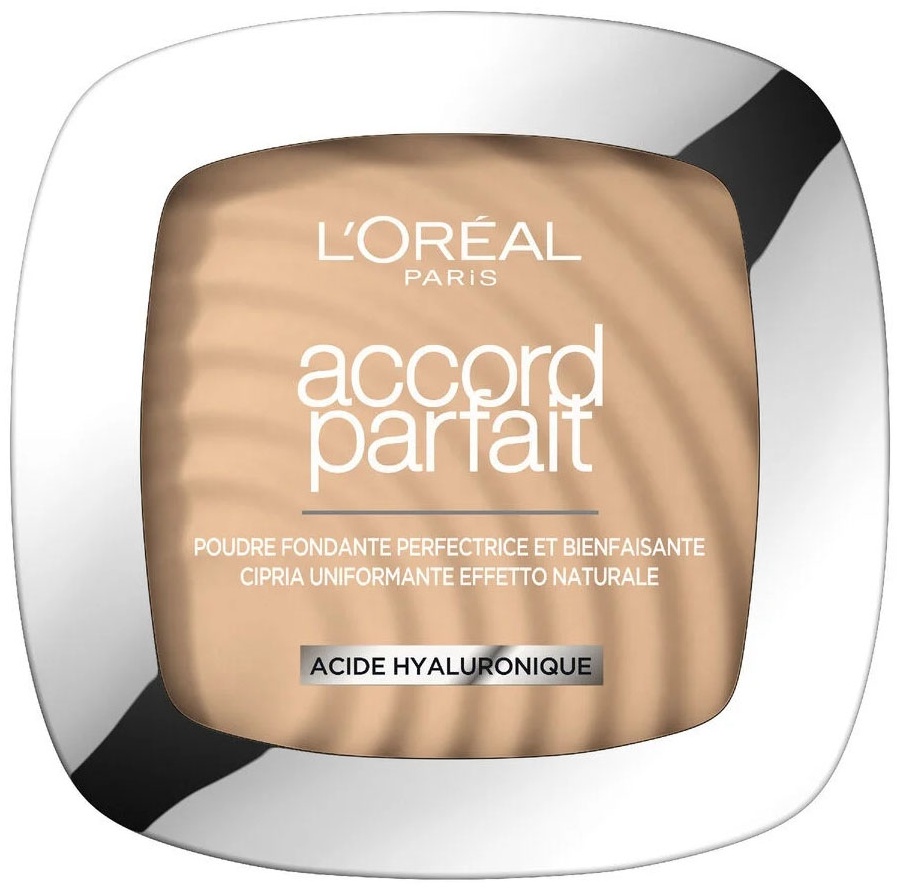 Пудра Loreal Paris Cipria Uniformante Accord Parfait сухая 2R/C розовый