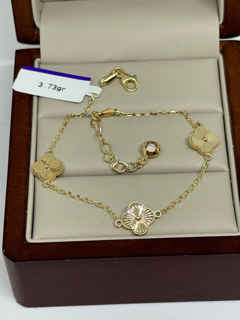 Altyn_Gold 543422305 длина 18 см, вес 3.73 г золото, плетение якорное