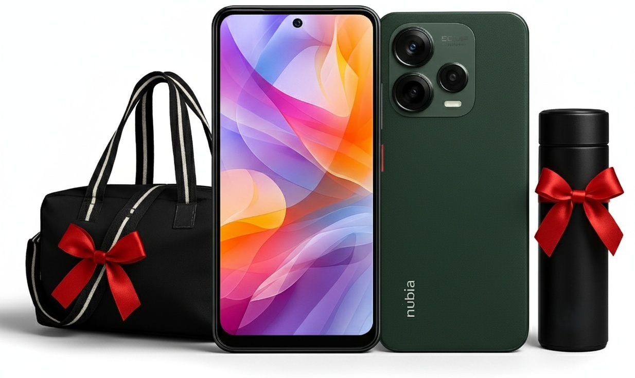 Смартфон Nubia V70 Design 8 ГБ/256 ГБ зеленый + подарок