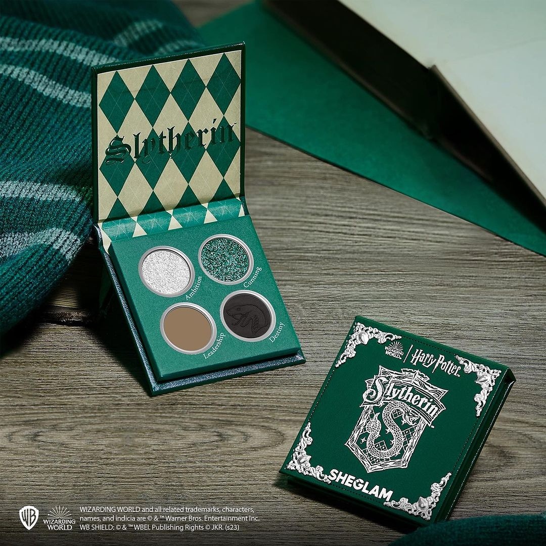 SHEGLAM тени прессованные Harry Potter Hogwarts Слизерин