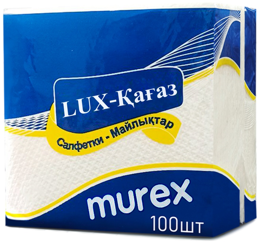 Бумажные салфетки Lux-Қағаз 24.60.100-lk 100 шт