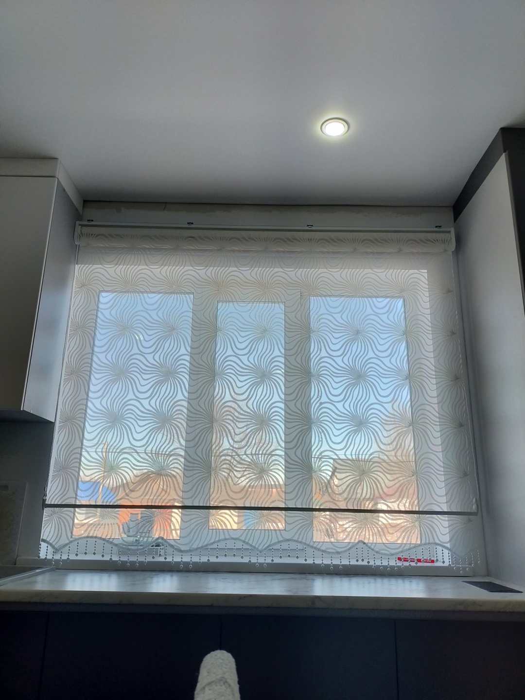 Ролл-шторы "CLC" Гармония белый 160x160 см