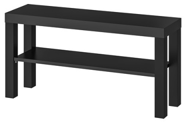 ТВ-тумба напольная IKEA LACK, 90x45x26 см, черный