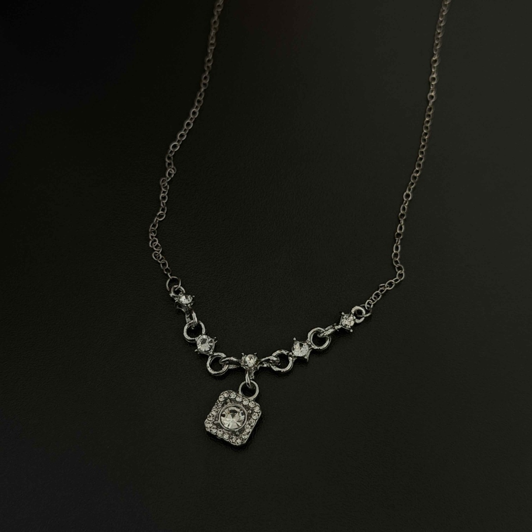 Цепь BGL STORE длина 44 см бижутерный сплав страз