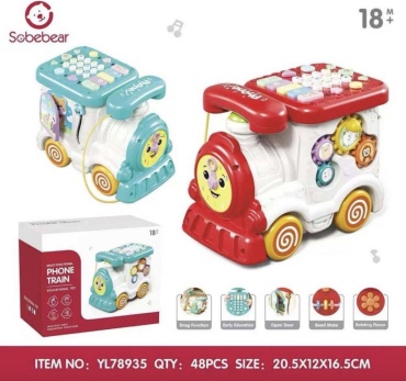 Обучающий набор Sobebear PHONE TRAIN пластик