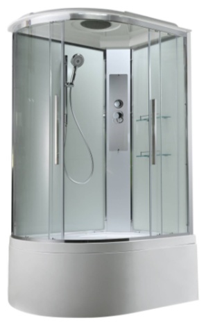 Душевая кабина KABINKA.KZ EM5811RT, 220х80 см, высокий поддон