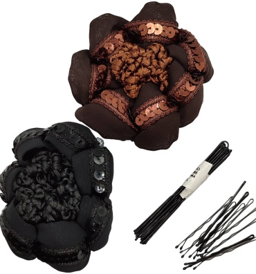 Accessories комплект спираль 22 шт, черный, коричневый