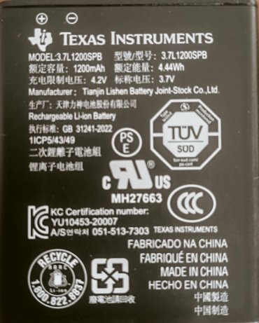 Батарейка 6LR61 Texas Instruments 1 шт