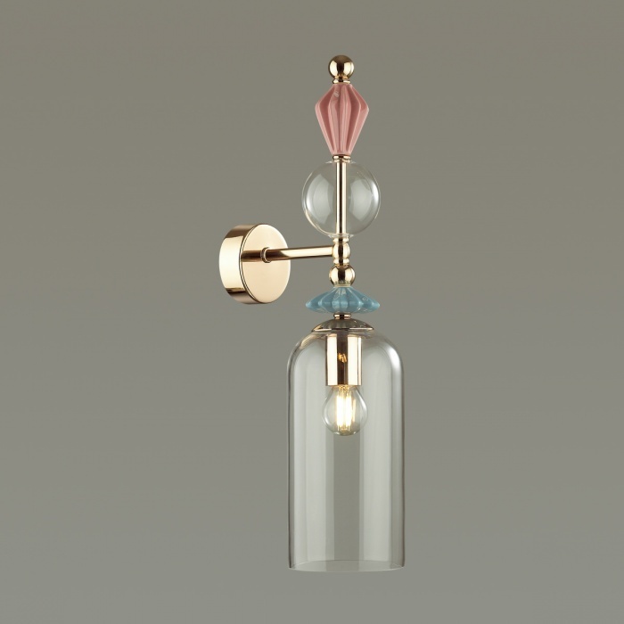 Бра настенный Odeon Light E14, прозрачный