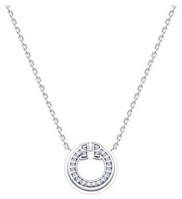 Колье Diamant D94-170-02271-1_s длина 40 см вес 3.25 г серебро, фианит