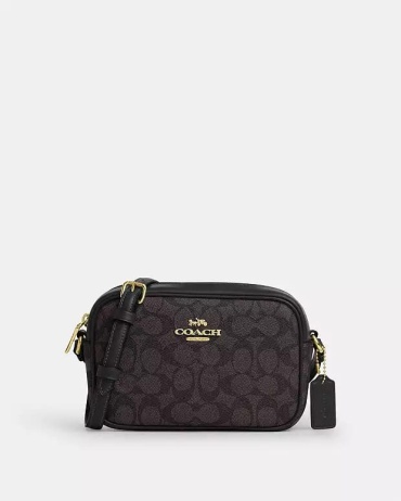 Сумка кросс-боди Coach холст черный