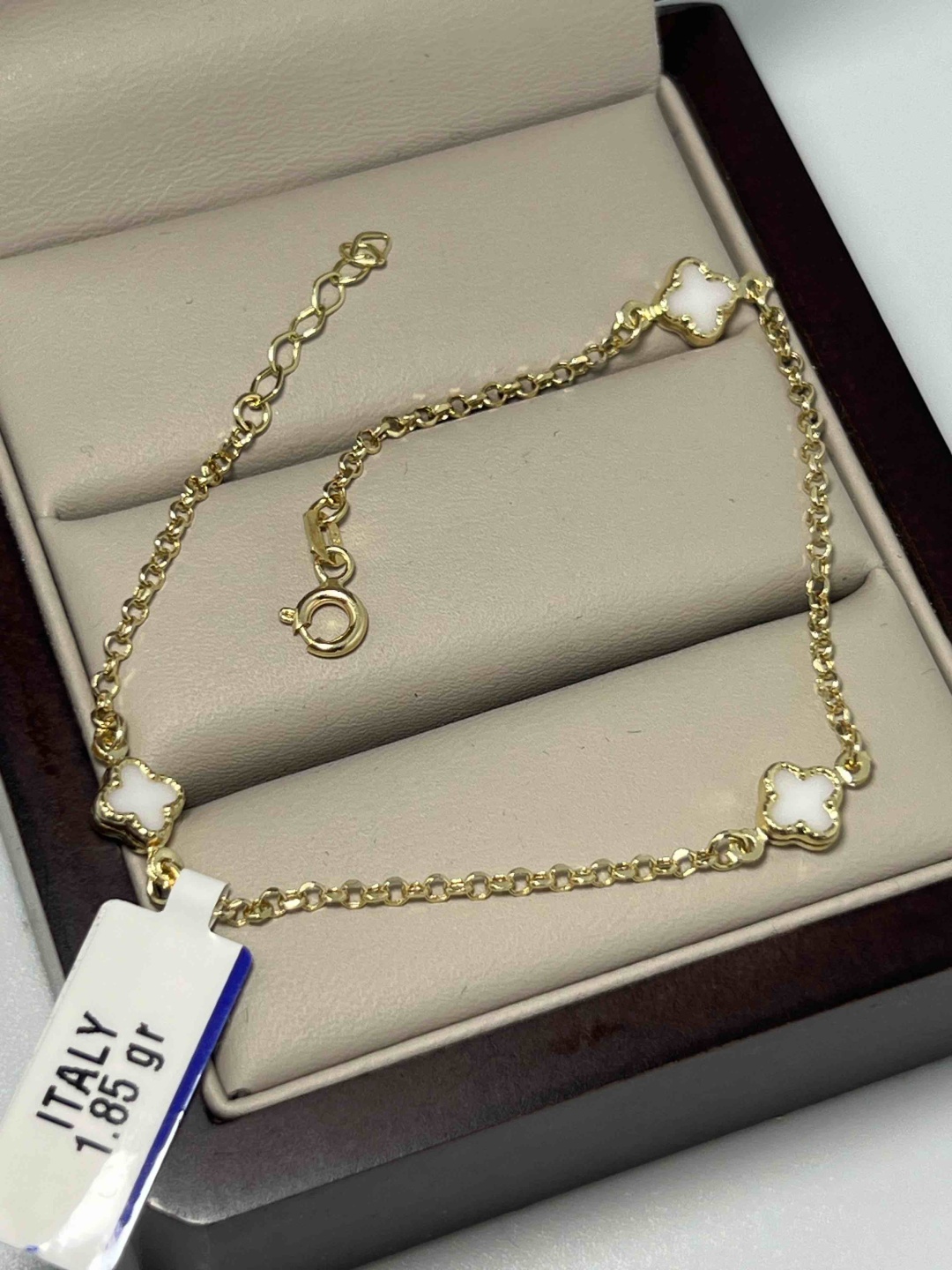 MIRSADO GOLD 456 длина 19 см, вес 1.85 г золото, плетение шопард