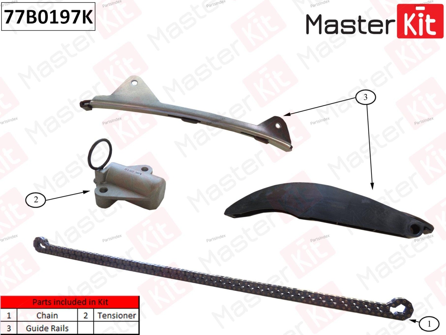 Master Kit ремень 77B0197K