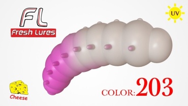 Мягкая приманка Fresh Lures Mokhnatka-12-203 1 шт 30 мм