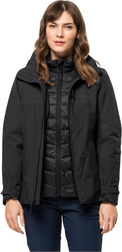 Демисезонная куртка Jack Wolfskin черный