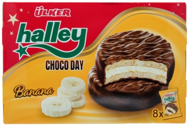 Сэндвич-печенье Halley банановое Chocoday Banana 224 г