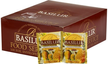 Чай Basilur Mango & Pineapple черный листовой 100 пакетиков
