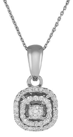 Подвеска Briolette M0931PK вес 2.11 г золото, бриллиант