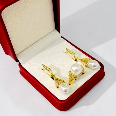 Hatira медицинское золото, кристаллы Swarovski