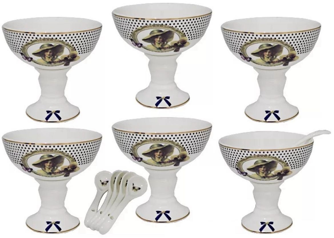 1Marka креманка Bmk8761245 фигурная 6 шт, фарфор