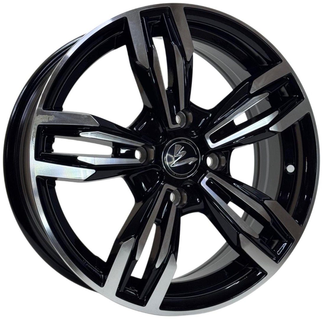 Wheels 418DD 6.5x16/4x114.3 D73.1 ET35 4 диска черный, хром