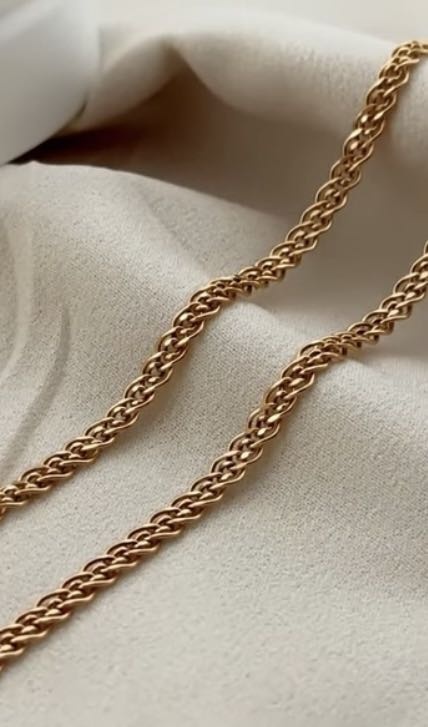 Cristal 085345 длина 55 см, вес 1.55 г золото, плетение нонна