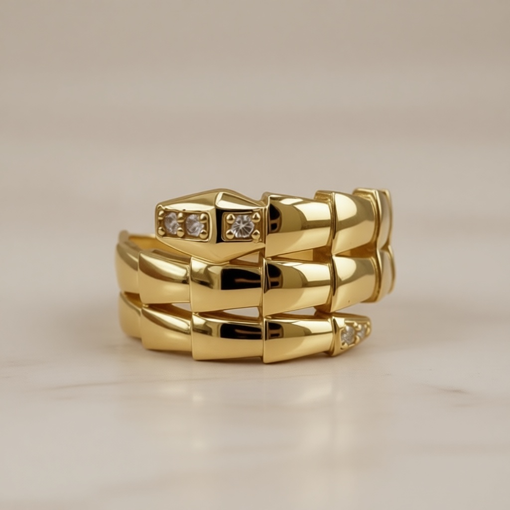Кольцо Hadisha Jewelry 853 размер регулируемый вес 3.44 г золото, без вставок