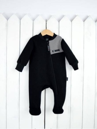 Комбинезон Baby Boom черный, серый