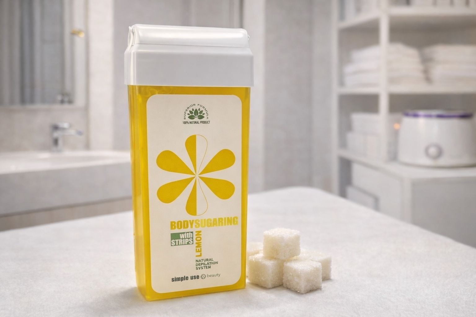 Воск гелевый Simple Use Beauty Lemon плотность мягкая в картридже 100 г
