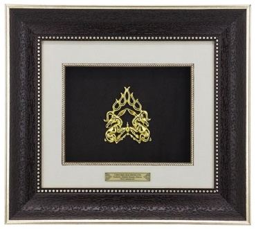 EMPIRE панно Золотые олени 39x35 см