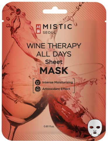 Маска для лица MISTIC тканевая WINE THERAPY ALL DAYS Sheet MASK 1 шт